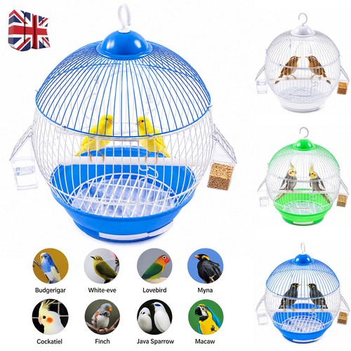 Round metal bird cage - metal,