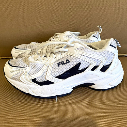 Fila white navy - fila, lace