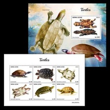 Turtles MNH Stamps 2023 Sierra