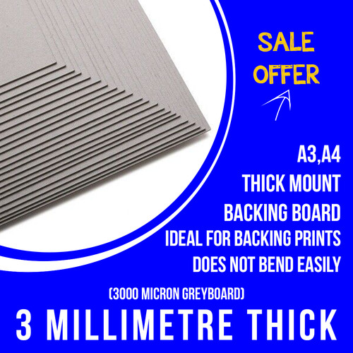3000 micron greyboard a4 - greyboard,,