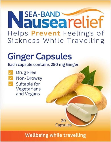 Sea band nausea relief - sea-band, ginger