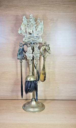 Vintage brass horse - brass,