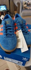 Adidas Hamburg 'Blue/Orange' Size Uk 4 Brand New In Box