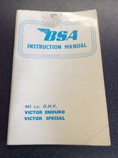 Bsa Instruction Manual Victor