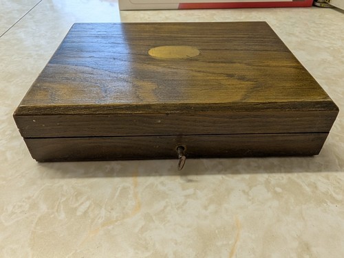 Vintage wooden boxed - wooden, fish