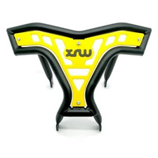 LTZ400 Front Bumper Black Alloy Yellow PHD 2002-08 XRW X16 Bash Guard For Suzuki