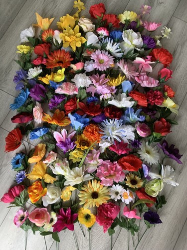 50x flower stems artificial - 50x,
