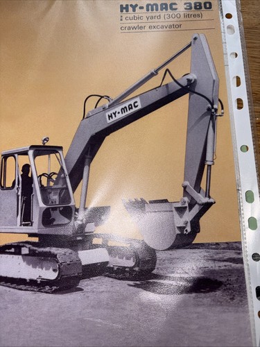 Hymac 380 brochure original - 380,