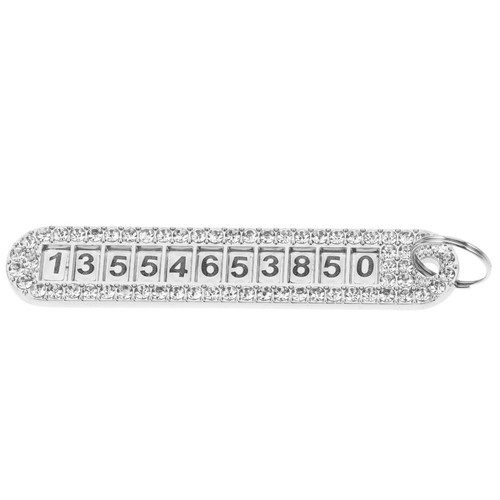Car key chain license plate - car,