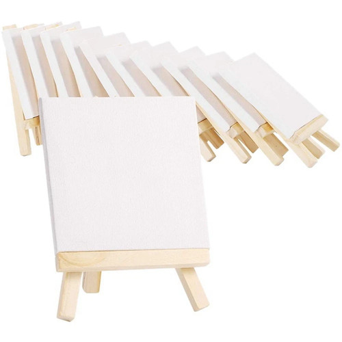 Wooden easel wood 15x15cm - wood,