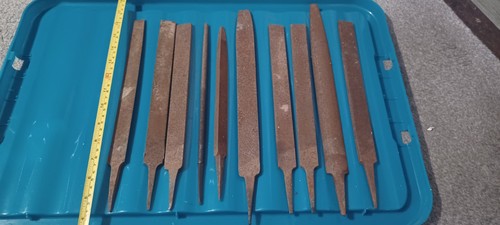 Vintage metal files - metal, lot