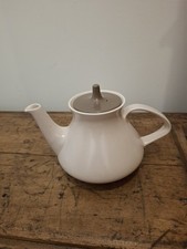 Poole Twintone Pottery - Sepia & Mushroom C54 - 1 3/4 pt Tea Pot