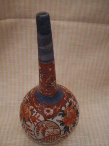 Long necked japanese vase - japanese,