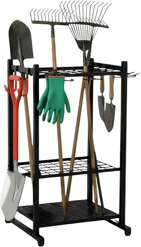 Metal garden tool rack - garden,