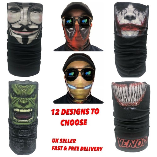 Superhero face cover - superhero, snood