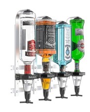 Barbarian 4 Bottle Optics for Spirits - Bar Butler Shot Measure Brackets