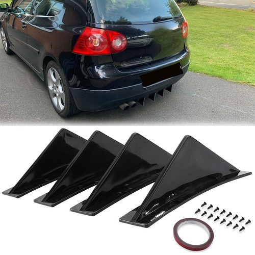 Rear bumper diffuser - shark, 4