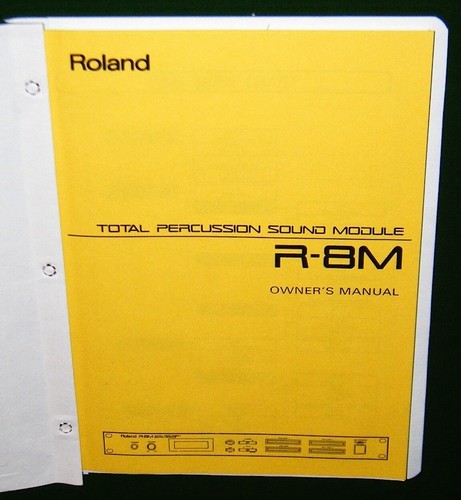 Roland percussion module - r-8m,