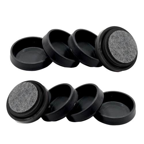 Castor cups black furniture - castor,