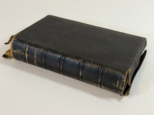 Antique 1887 holy bible old - antique,