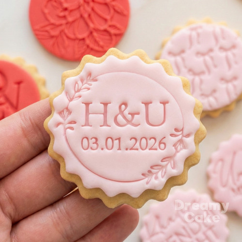 Custom wedding cookie - wedding,
