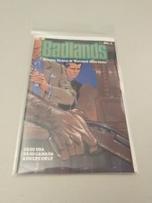 BADLANDS 1 *signed by Steven Grant* VF/NM (Zeck Punisher Writer) Chaykin Cover