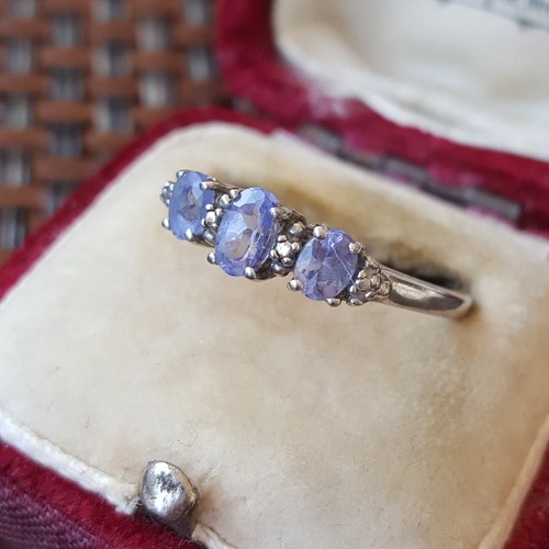 Sterling silver trilogy - trilogy, ring