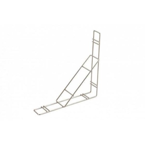 Chrome plate rack wall bracket - chrome,
