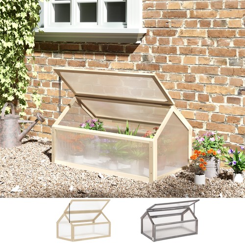 Wood cold frame greenhouse - wood,