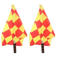 10 pcs Football Flags Referee Flags Referee Equipments Referee Flags