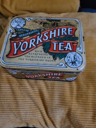 Vintage yorkshire tea tin - yorkshire,