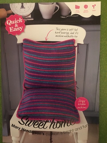 Knitting pattern chair cushion - pattern,
