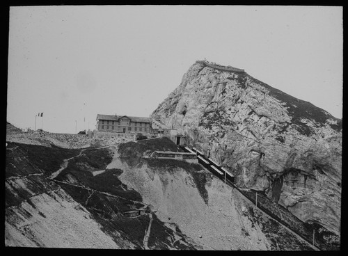 Magic lantern slide mountain - magic,