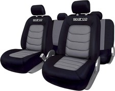 Car Seat Cover Set For Mitsubishi Pajero 9 Piece Set Sparco Washable