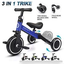XJD 5 in 1 Toddler Balance Bike Kids Trike for 1-3 Years Old Boys Girls 3 Wheel
