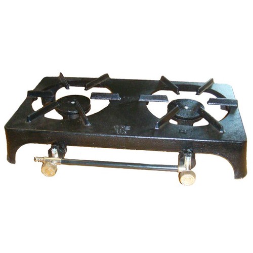 Cast iron two burner - burner, lpg