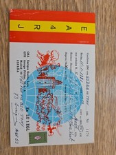 Vintage Radio Ham QSL Card