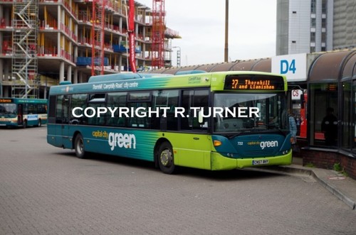 Cardiff bus scania - cardiff, bus,