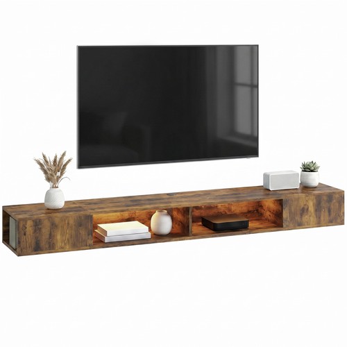 Homcom stand with - homcom, led