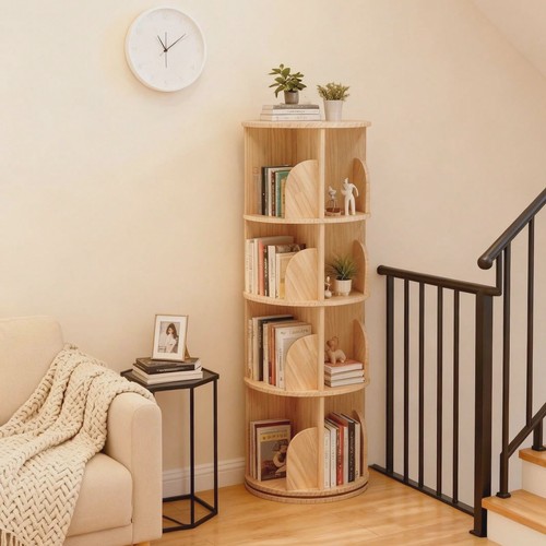Tier rotating bookshelf - 4,