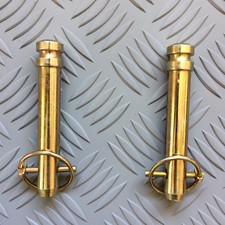 Tractor Top Link Pins Cat 0 (16mm)  2,3/4" (70mm) Useable Length, + linch pins
