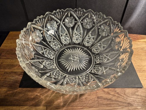 Large vintage clear glass - large,