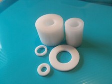 PTFE TEFLON Plastic Spacers Washers m4 m5 m6 m7 m8 m10 m12 m14 CNC MACHINED 2mm