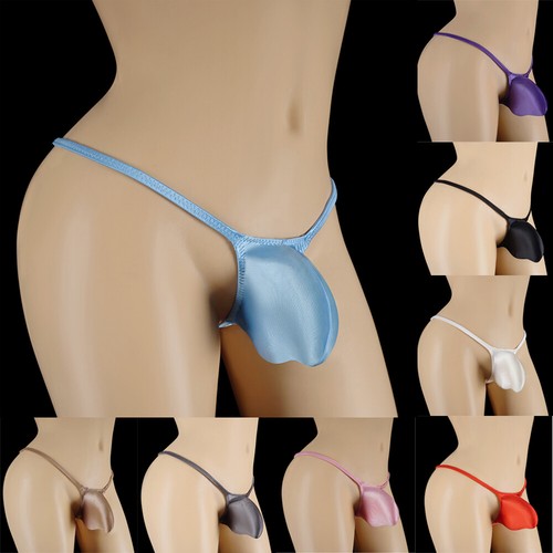 Men sexy oil glossy tanga - men's,