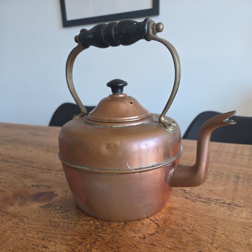 Victorian copper kettle - victorian,
