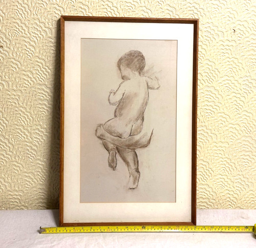 Pastel painting child - painting,