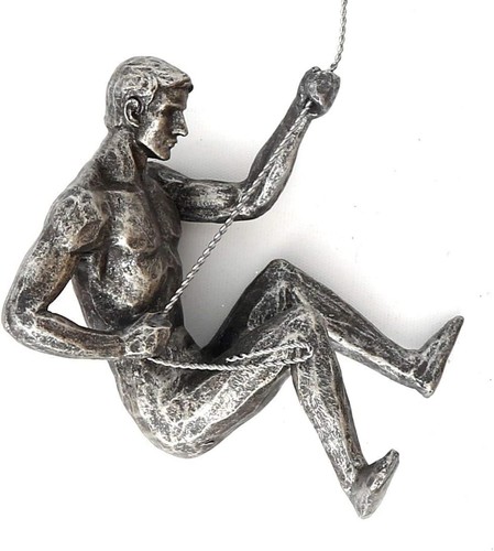 Abseiling man ornament hanging - man,