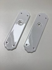 Vintage Pair White Porcelain