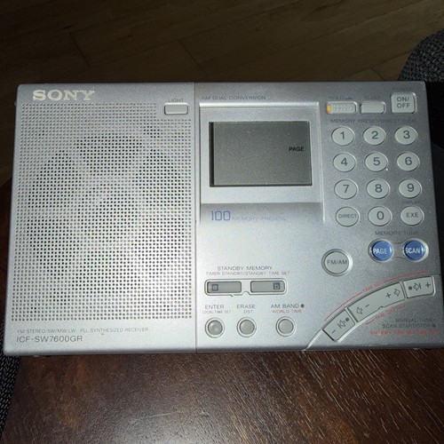 Sony icf sw7600gr radio - am,