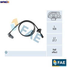 SENSOR WHEEL SPEED 78567 FOR MERCEDES-BENZ OM 611.960 2.2L M111.975/974 2.3L